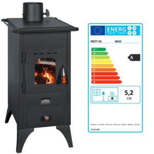 Poêle à bois Prity Mini SP 5,2 kW - Chauffage compact, efficace et élégant